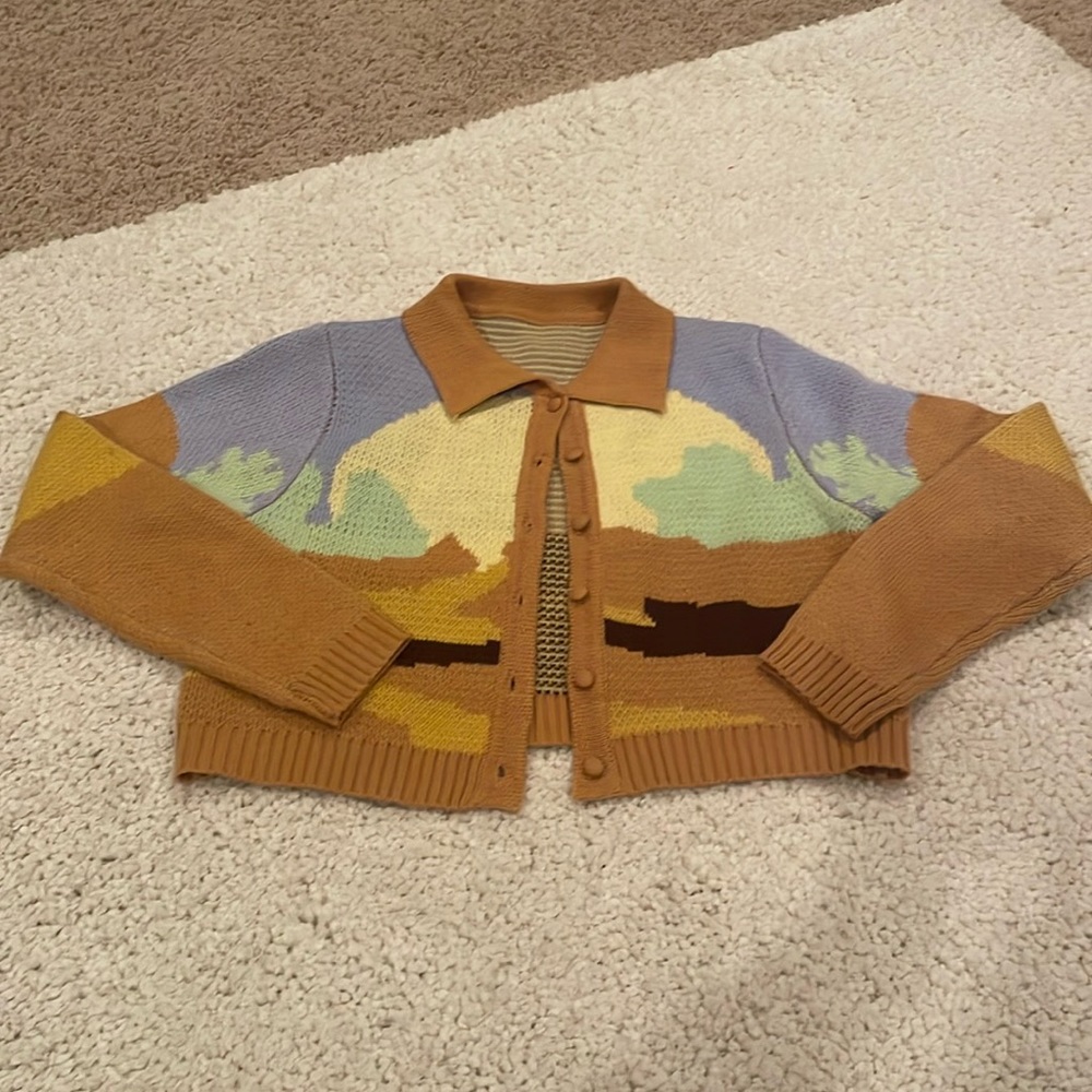 Button Up Sweater